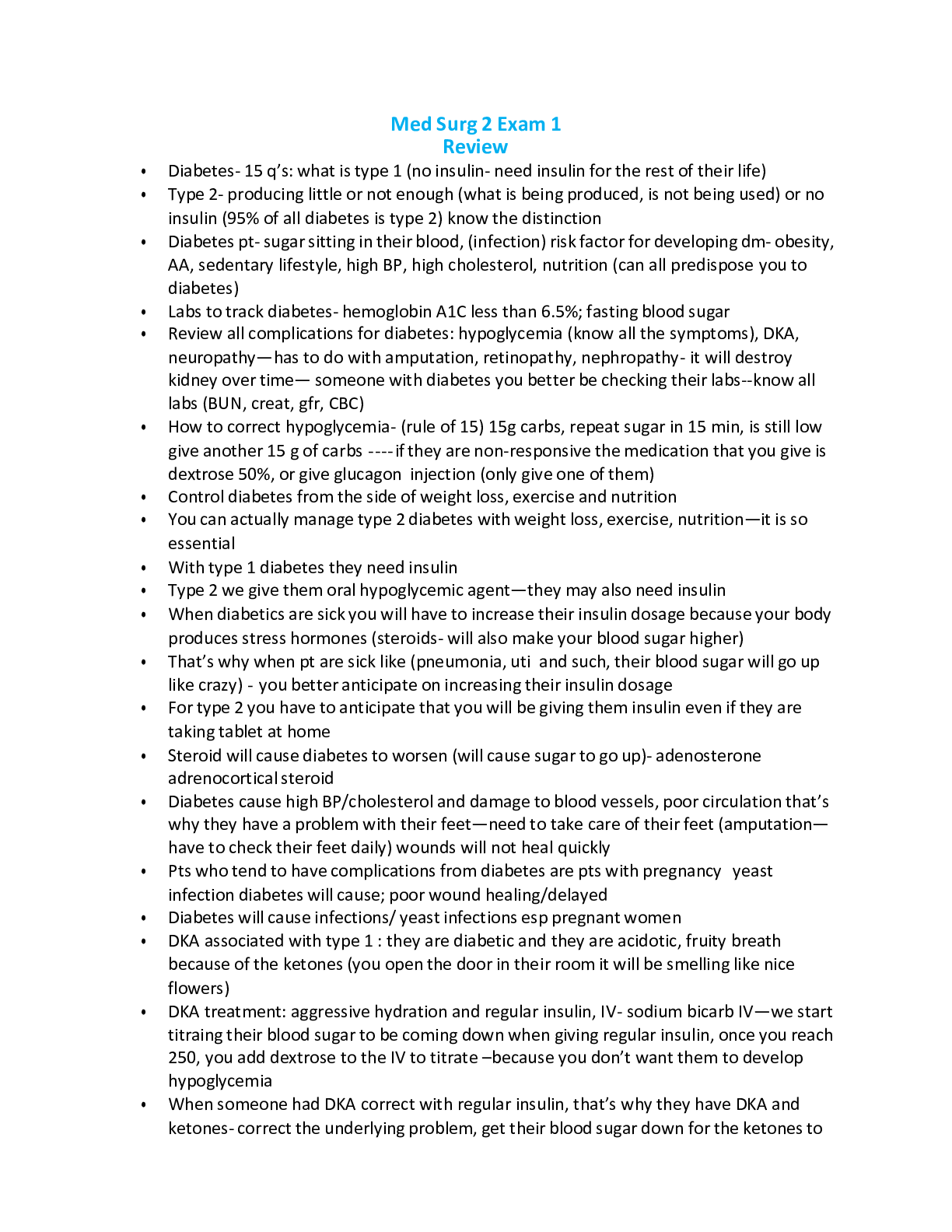 Preview image of NR 325 EXAM 1 REVIEW document